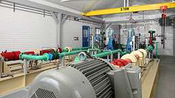 <strong>CanDyne Pump Skids</strong></br>
                    Every time CanDyne calls me in to photograph one of their new skid designs, I am amazed at how clean and colourful their equipment looks right after production. &nbsp; A week in the oil and gas industry and this skid will look nothing like it does here.