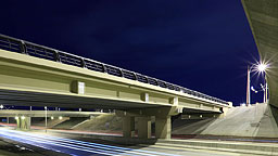 <strong>Construction and Architectural Photography</strong></br>The NU girder is a prestressed concrete I-beam designed by the Nebraska University. &nbsp; The design shape is so popular that most bridges use it.&nbsp;  Conforce Structures in Calgary manufactures NU girders in vest quantities.&nbsp;  And if you ever drive under any of the new interchanges, you’re looking at NU girders.&nbsp; Here, the 111th Street LRT bridge over Whitemud in Edmonton is also built using the same girder design.